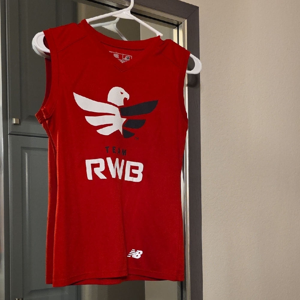Team RWB Red Sleeveless Athletic Tank - Picture 4 of 9